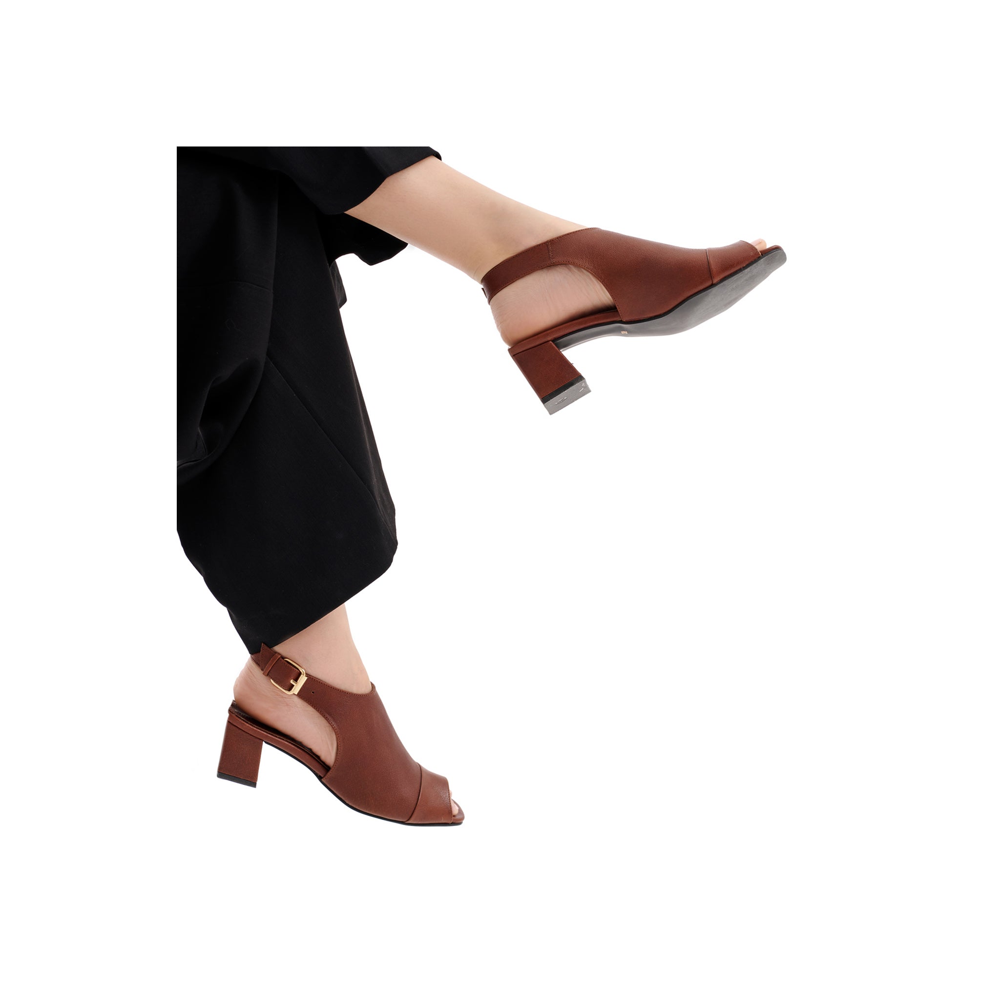 Cocoa Brun Open Toe