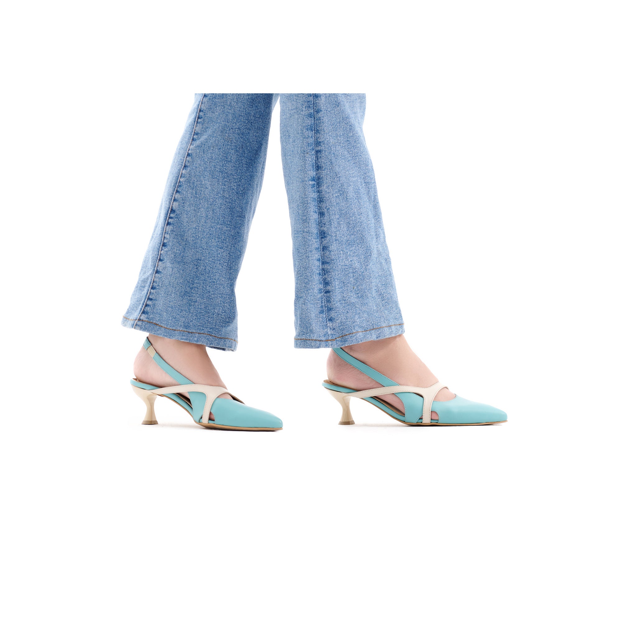 Bleu Nude Slingback